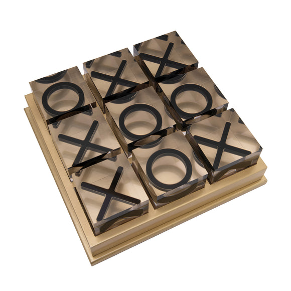that's living glass xo game set (tic tac toe) home accessories