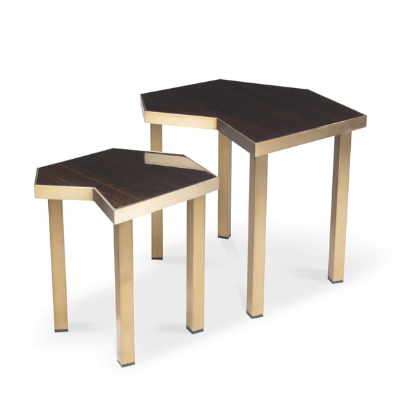 that's living aura smoked eucalyptus low end table end tables