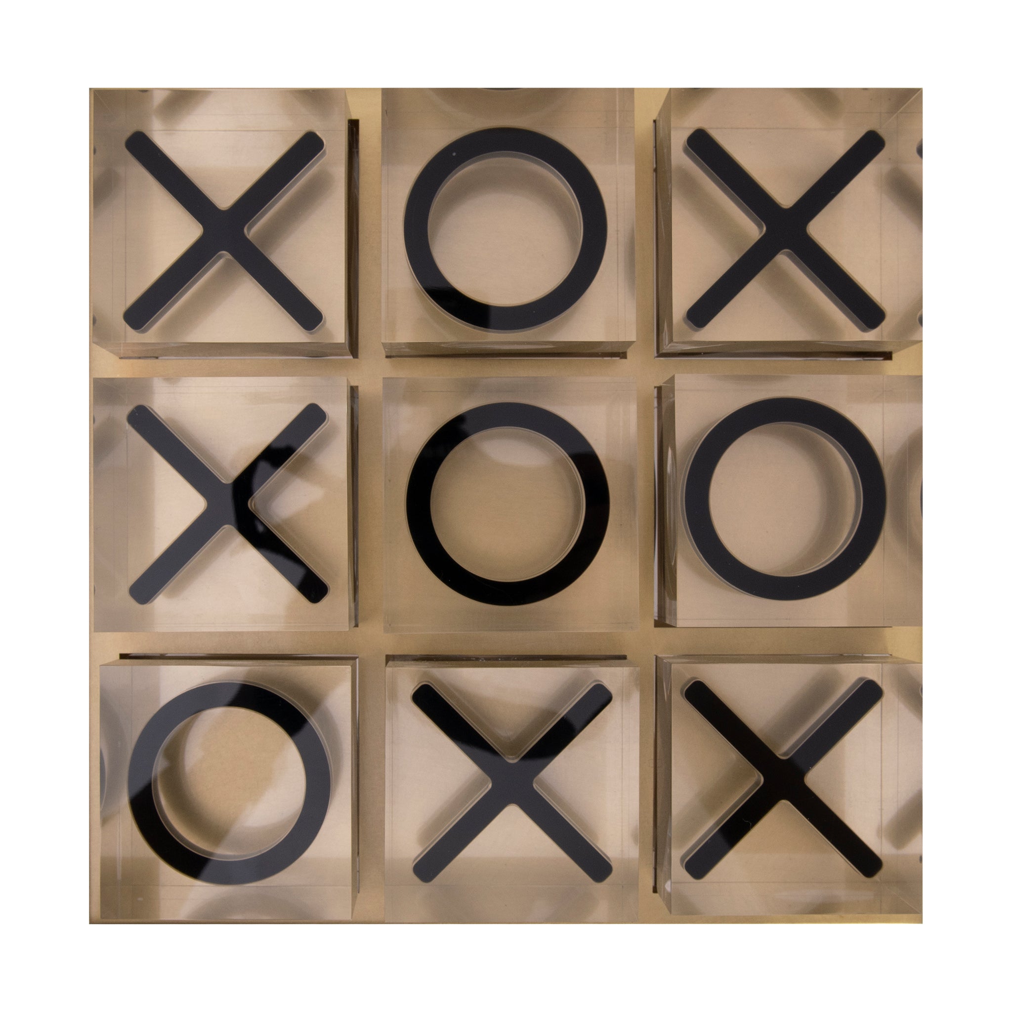 that's living glass xo game set (tic tac toe) home accessories 