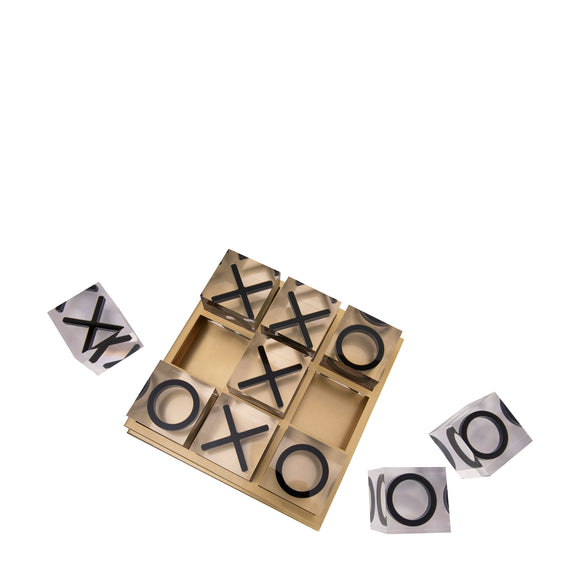 that's living glass xo game set (tic tac toe) home accessories