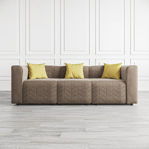 that's living langdon velvet 3 seater composition loveseats & sofas
