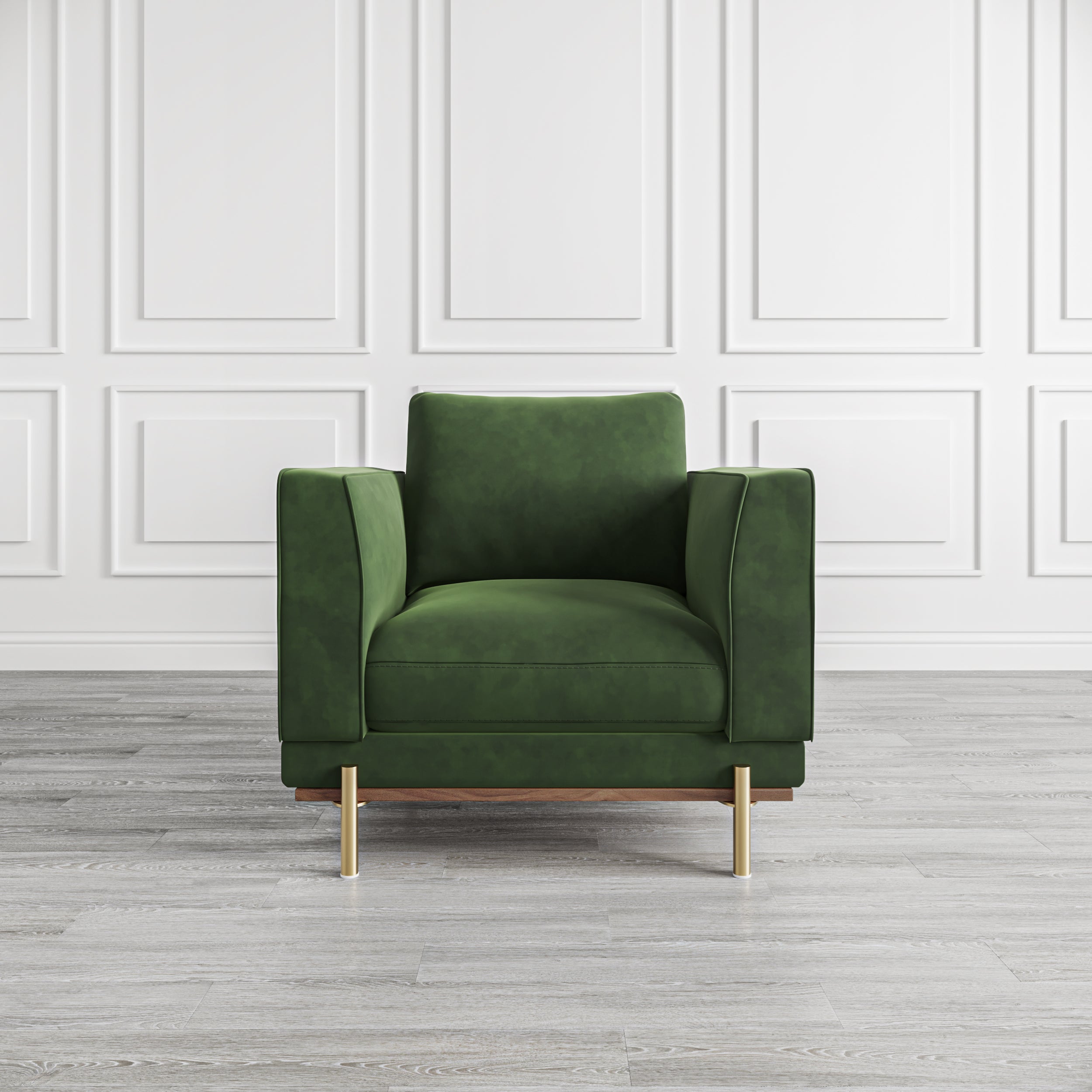 that's living valdivia verde velvet armchair chairs 