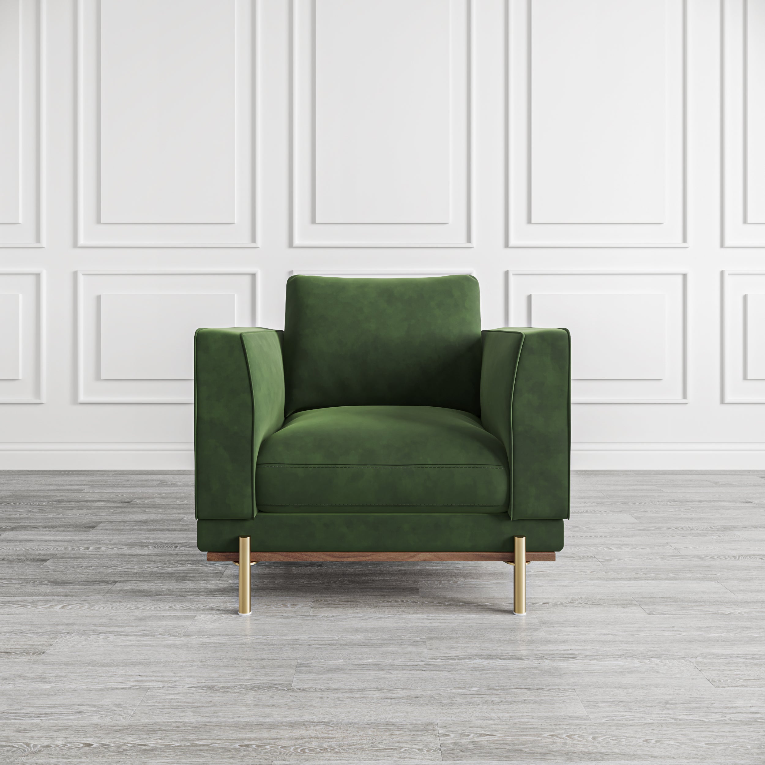 that's living valdivia verde velvet armchair chairs