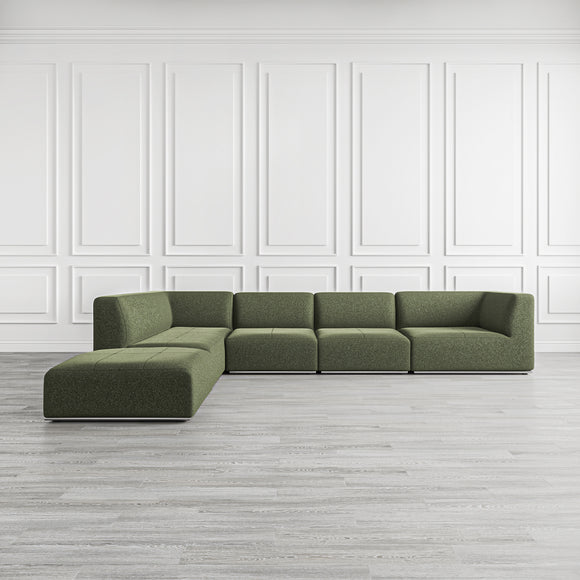 that's living new frontier moss left arm long lounge composition sectionals