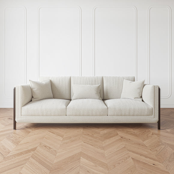 that's living tristan beige boucle 3-seater sofa loveseats & sofas