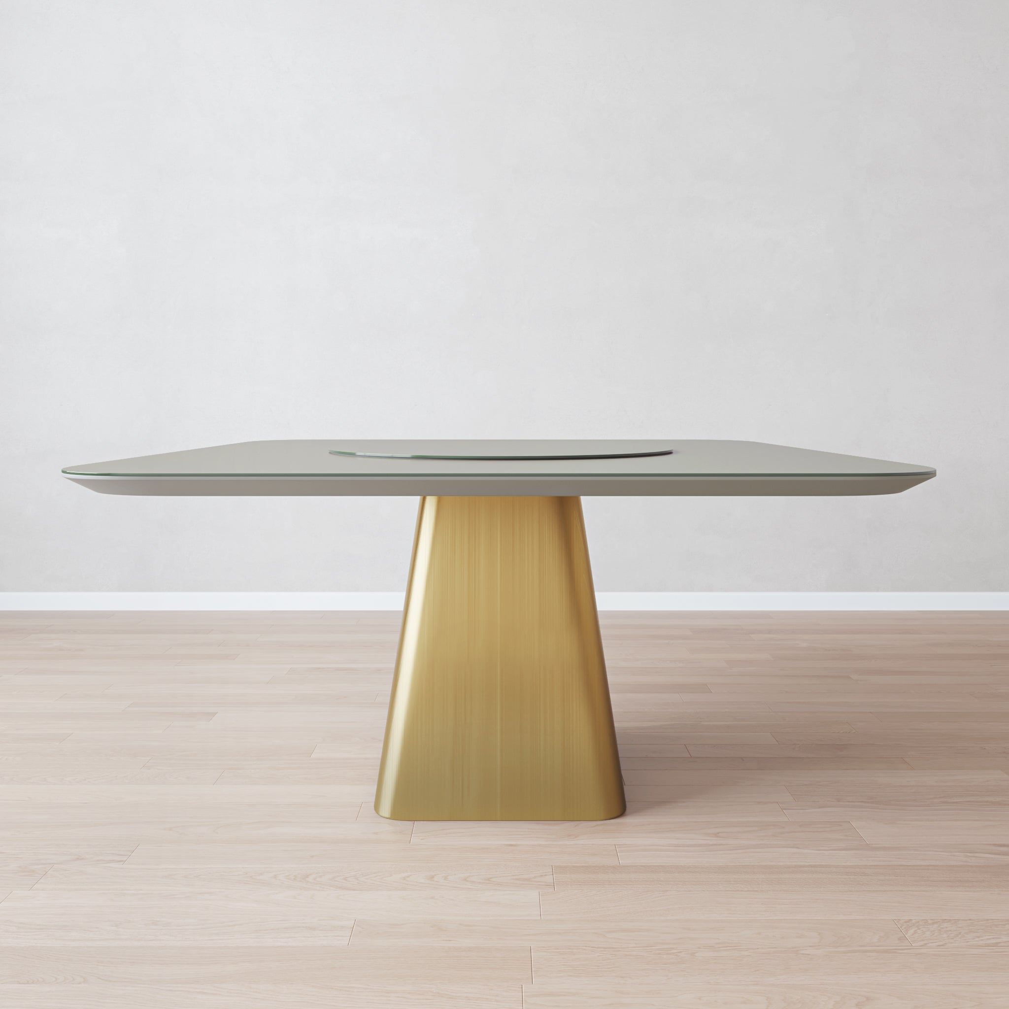 that's living kara brushed copper square dining table dining tables