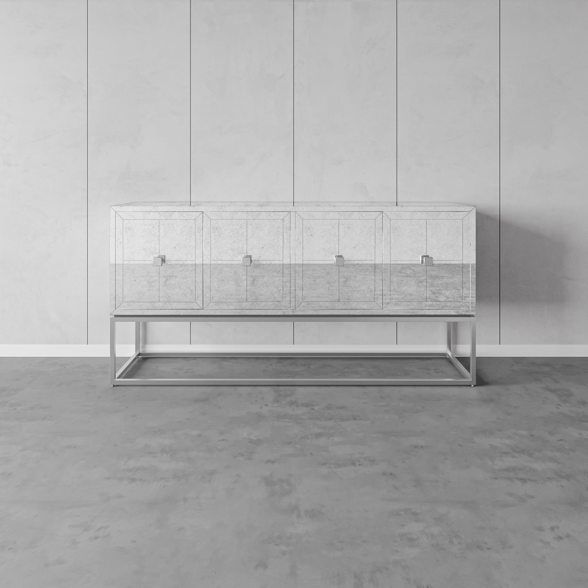 that's living gallagher silver sideboard sideboards & buffets