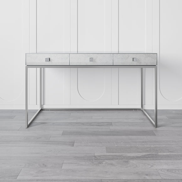 that's living gallagher silver study desk desks