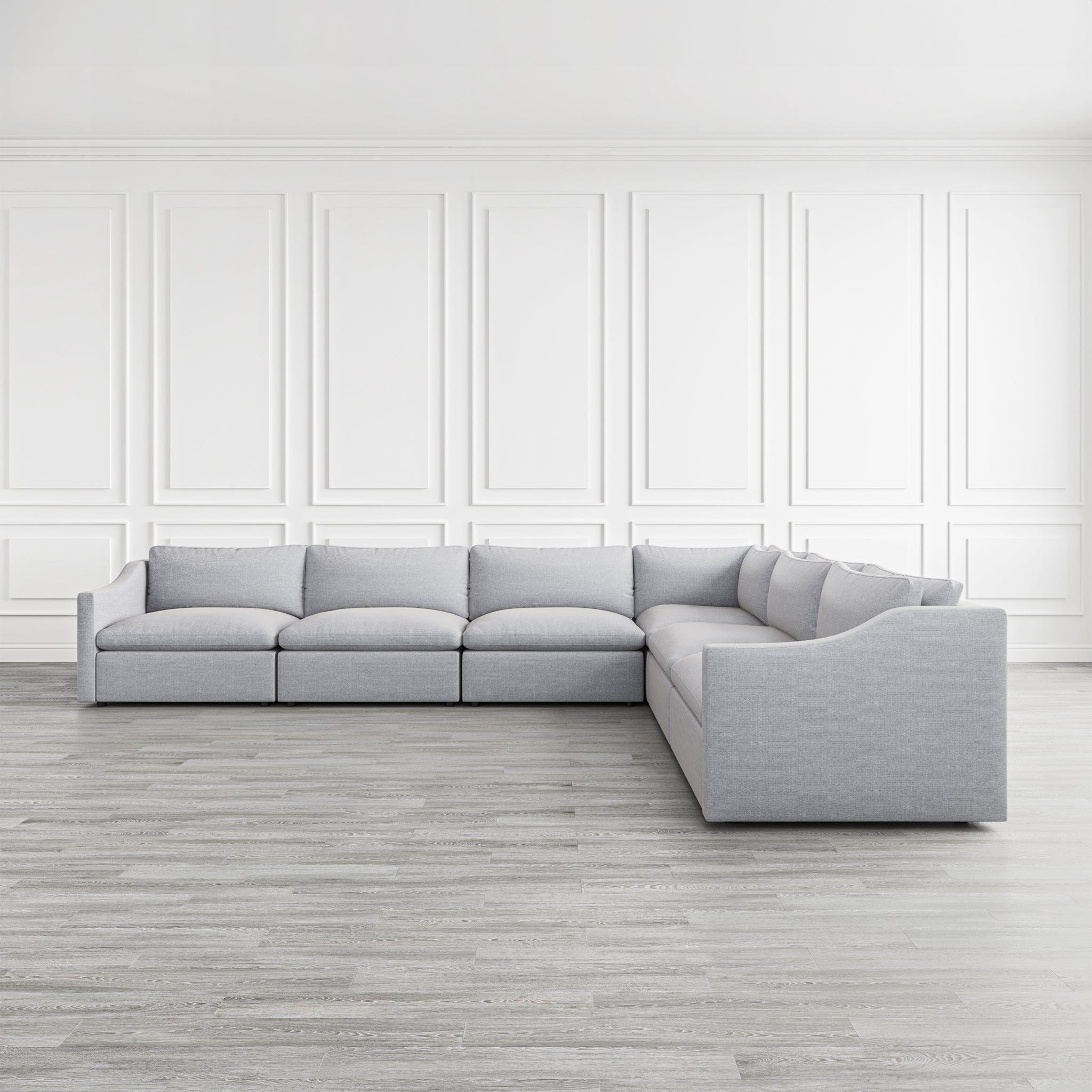 that's living thornton chenille 6-pc sectional sofa sectionals