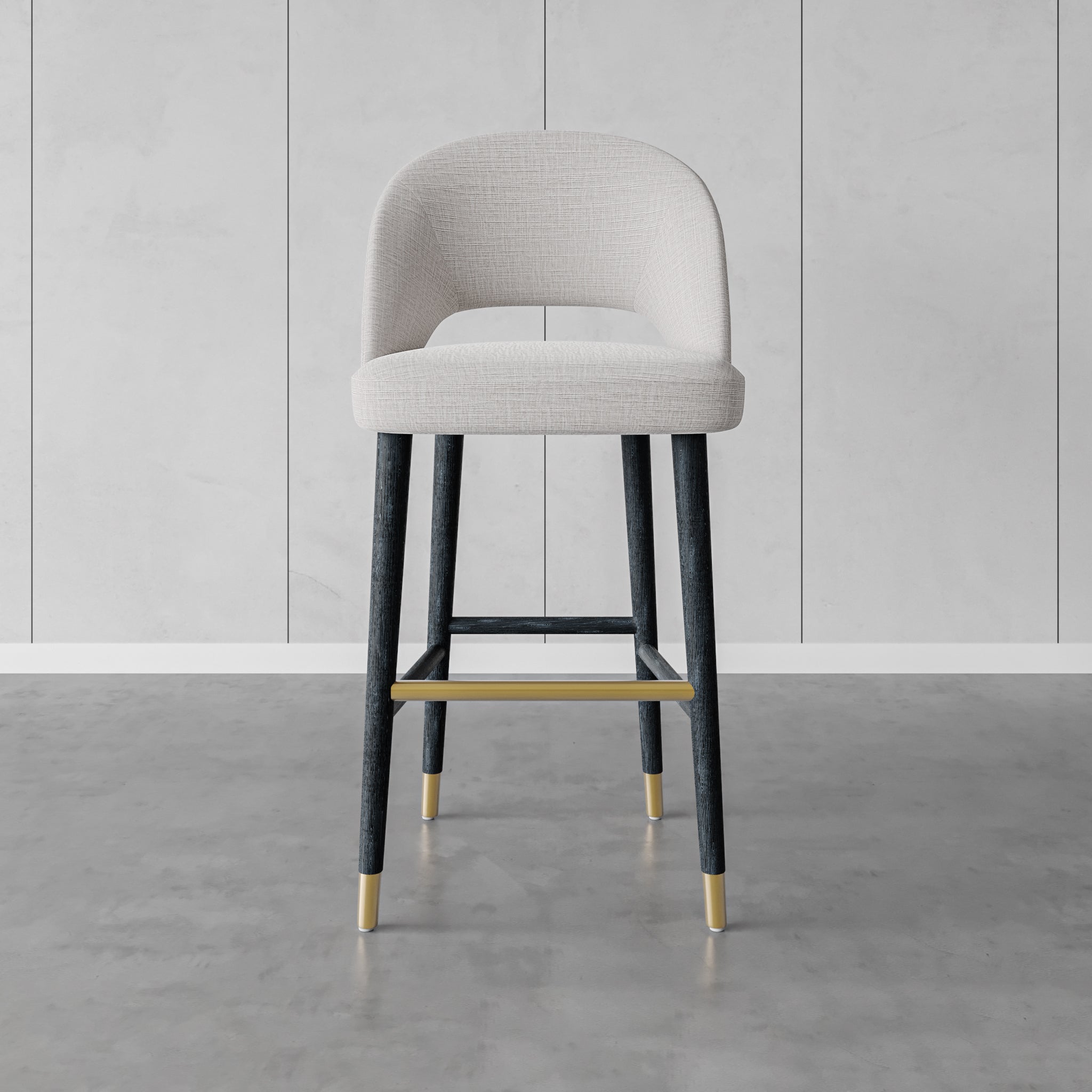 that's living sabine beige chenille barstool bar & accessories