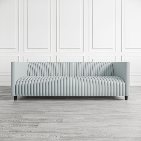 that's living giselle grey leather 2-seater sofa loveseats & sofas