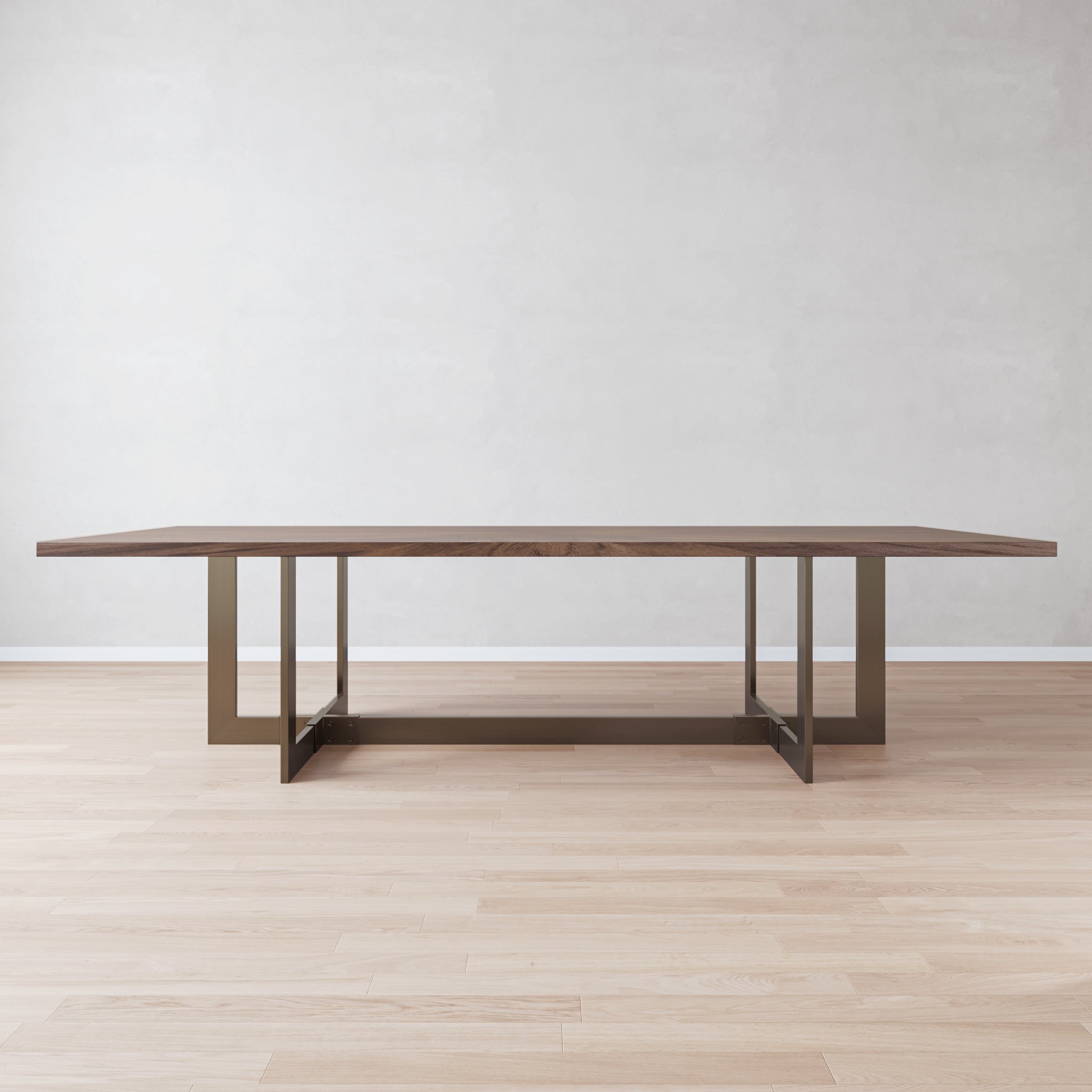 that's living monteiro walnut rectangular dining table dining tables