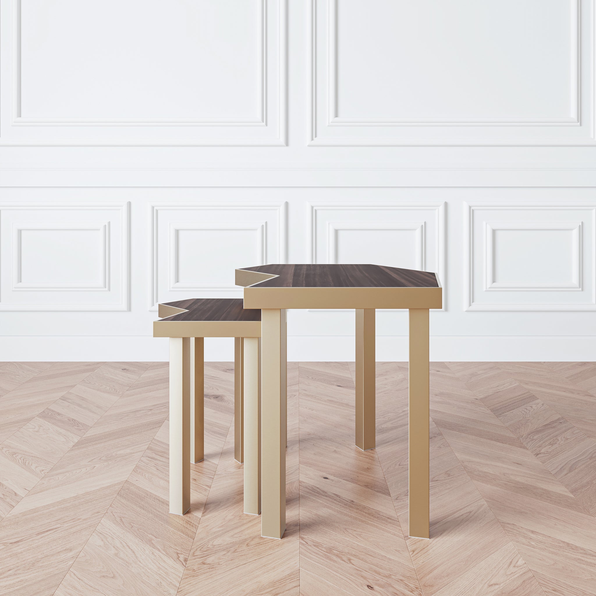 that's living aura smoked eucalyptus tall end table end tables