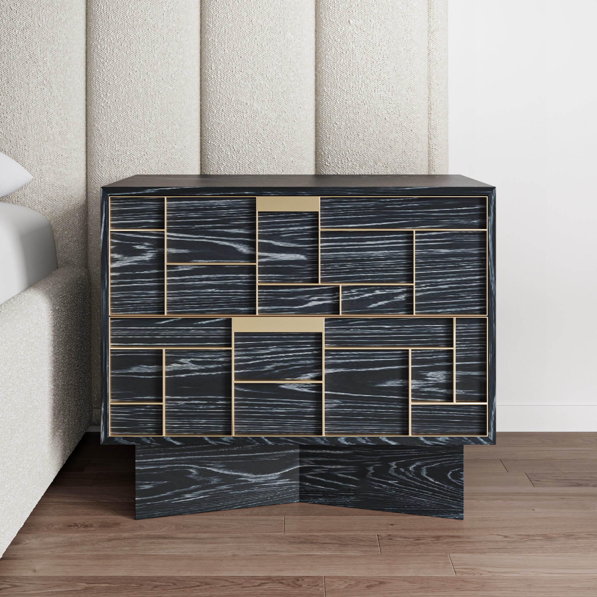 that's living alto noir charcoal nightstand nightstands