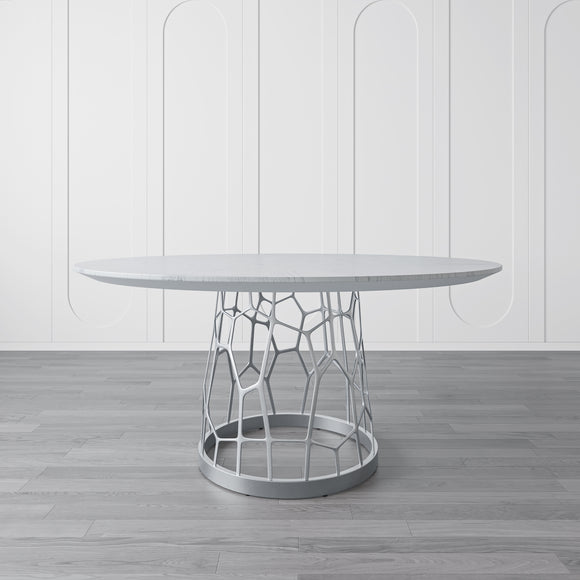 that's living fami silver white table dining tables