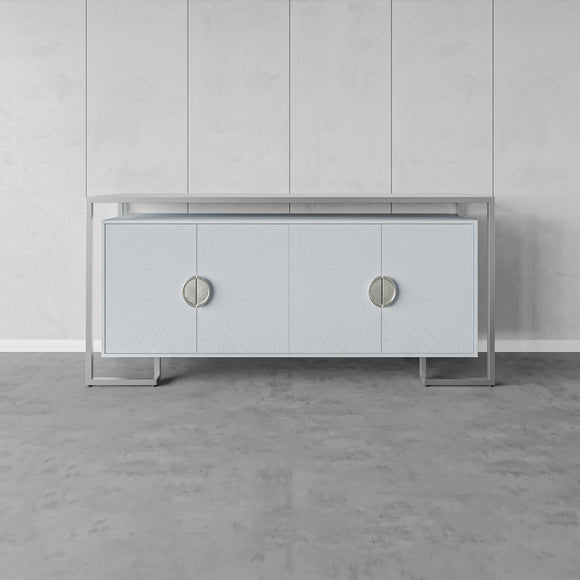that's living elsa silver white buffet sideboards & buffets