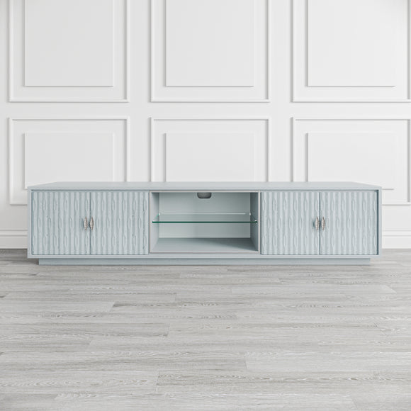 that's living insculpt silver white  tv media cabinet cabinets
