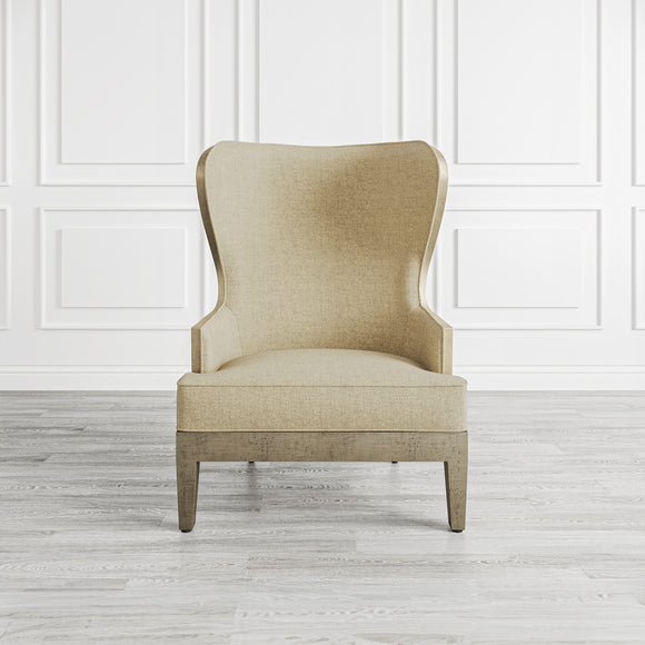 that's living ceylon peacock chenille wing-back chair chairs