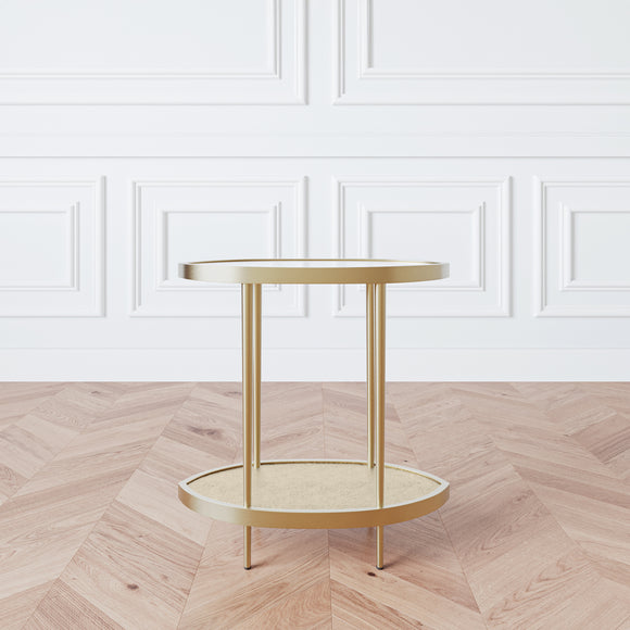 that's living leaf brass end table end tables
