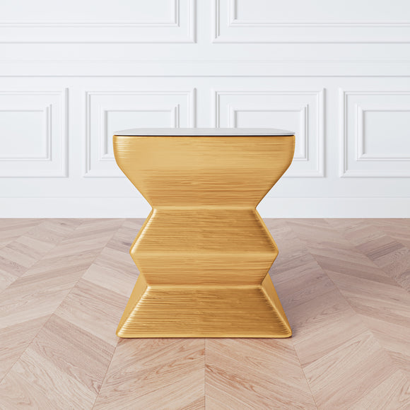 that's living flow gold tall coffee table coffee tables
