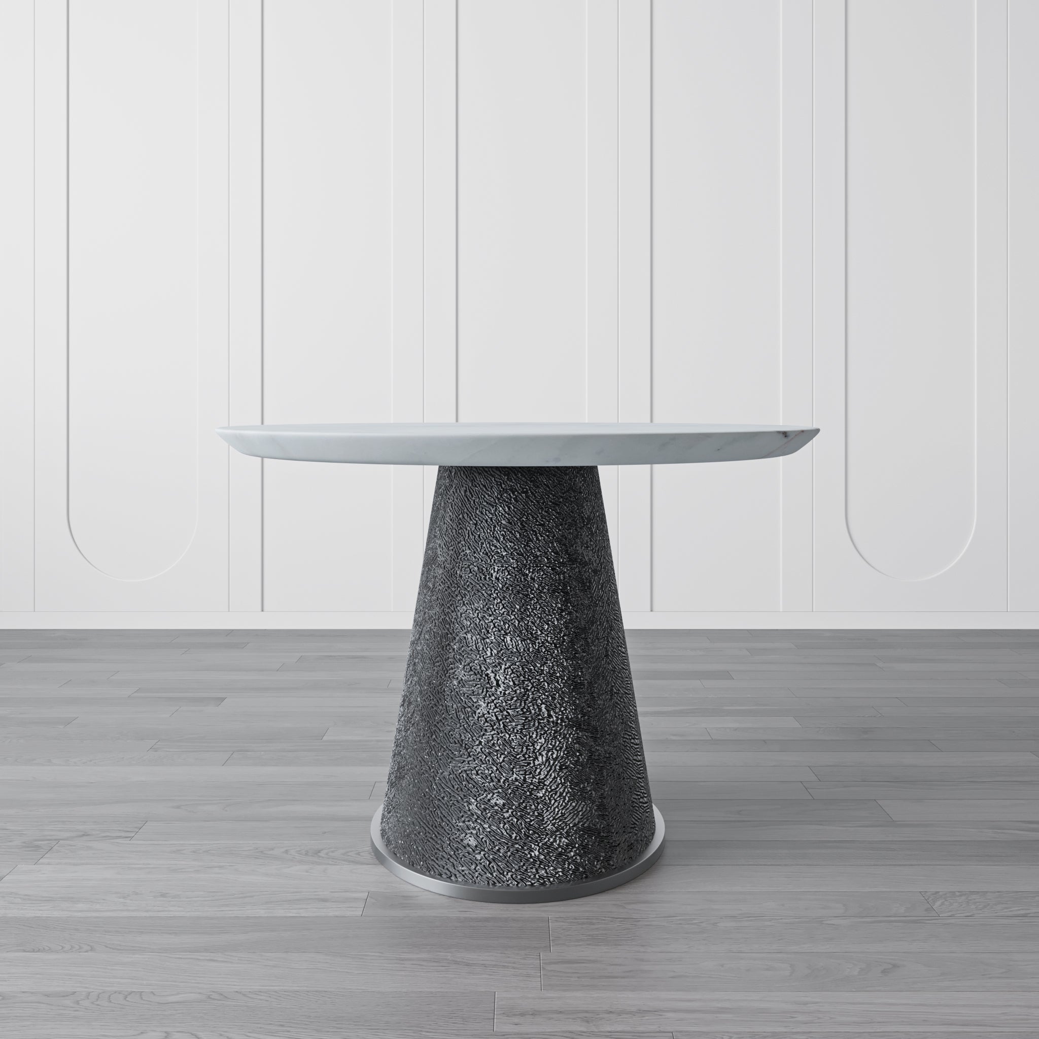 that's living andaman medio antique silver round dining table dining tables