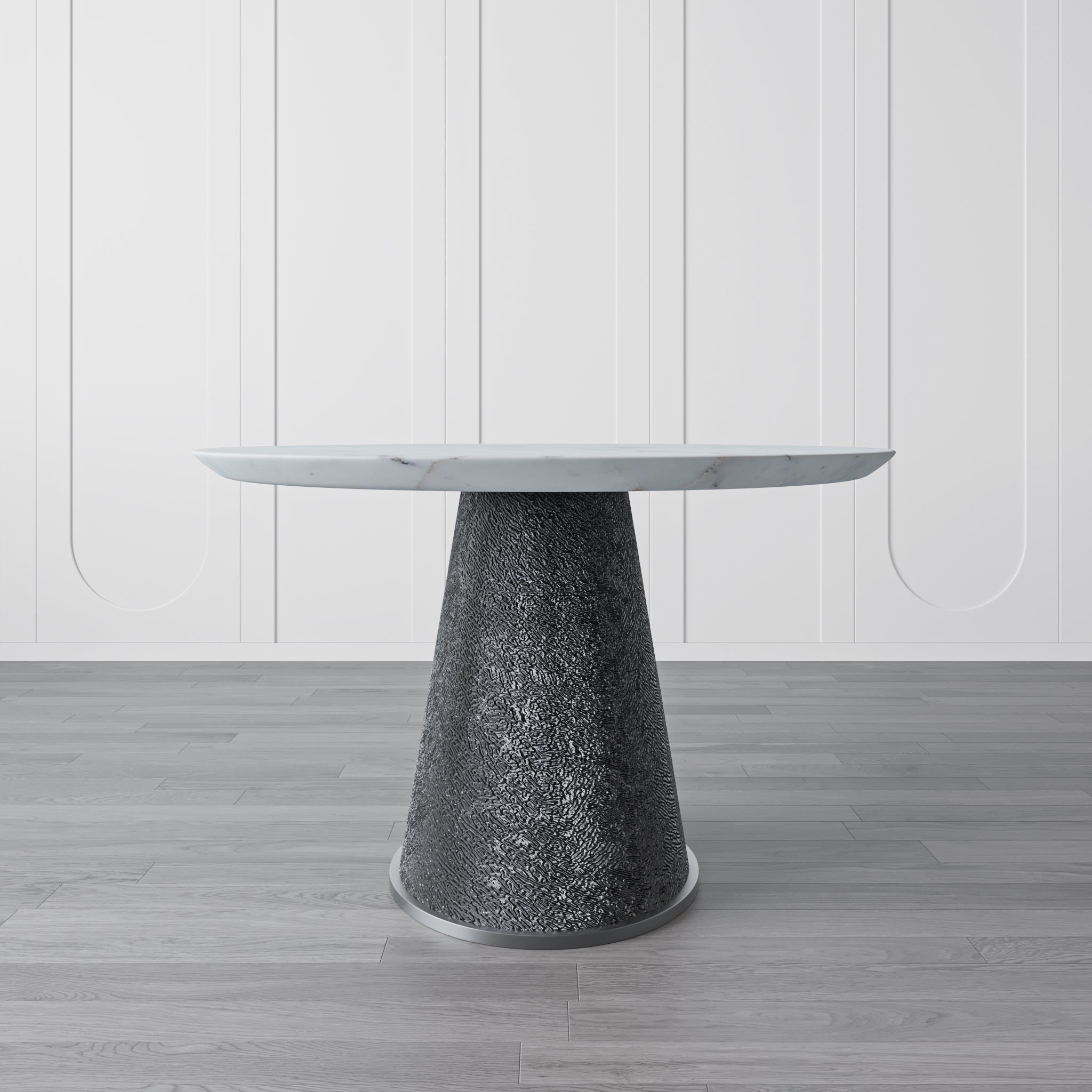 that's living andaman grande antique silver round dining table dining tables