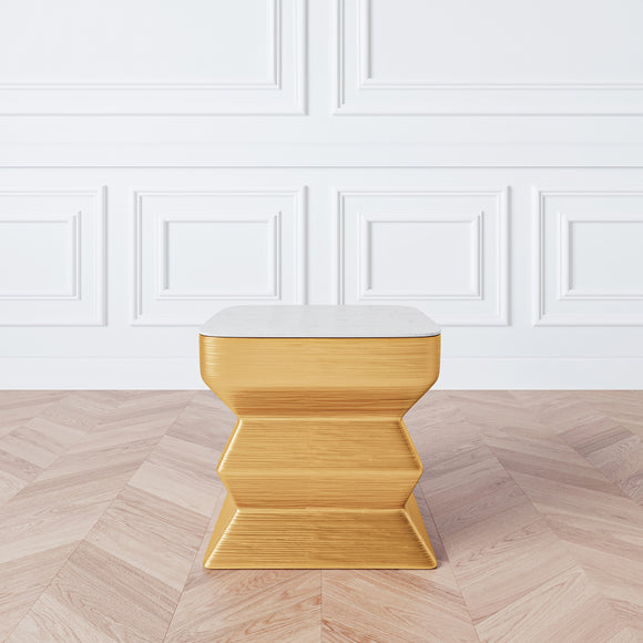 that's living flow coffee table b brass gold coffee tables