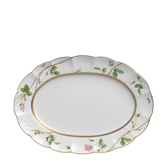 narumi blooming rosy lane  38cm oval platter serving platters