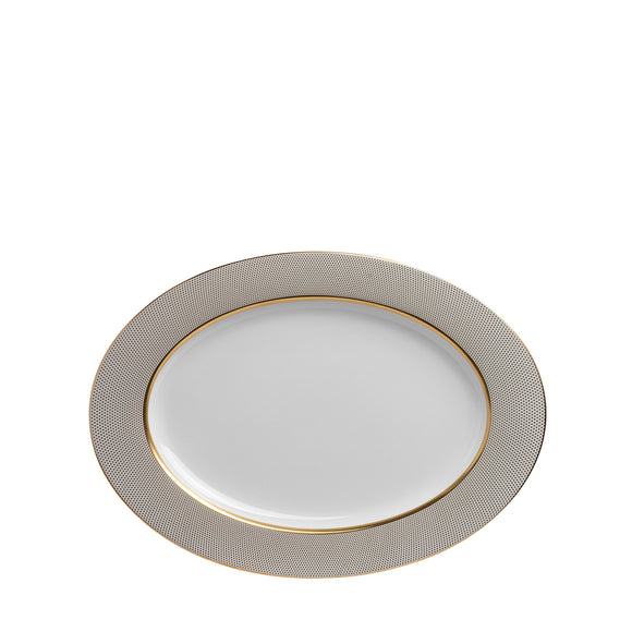 narumi gold diamond 32cm oval platter serving platters