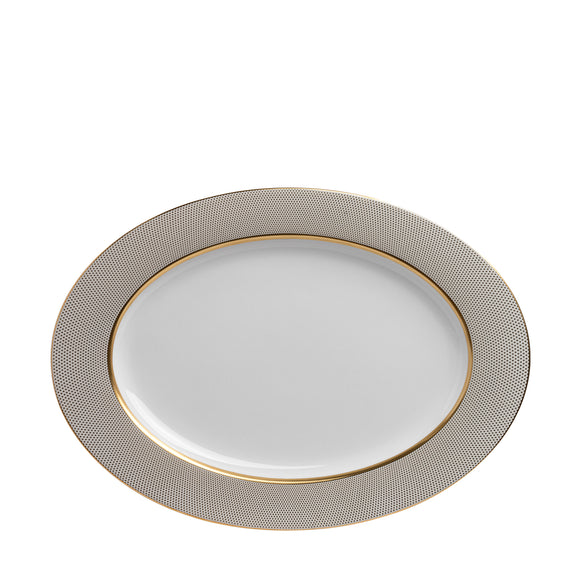 narumi gold diamond 38cm oval platter serving platters