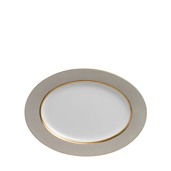narumi platinum diamond 32cm oval platter serving platters