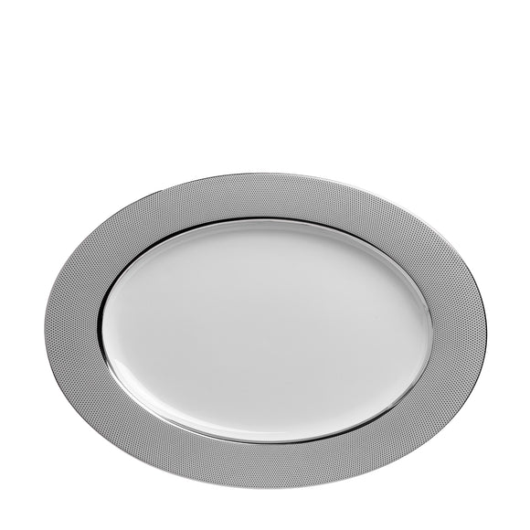 narumi platinum diamond 43cm oval platter serving platters