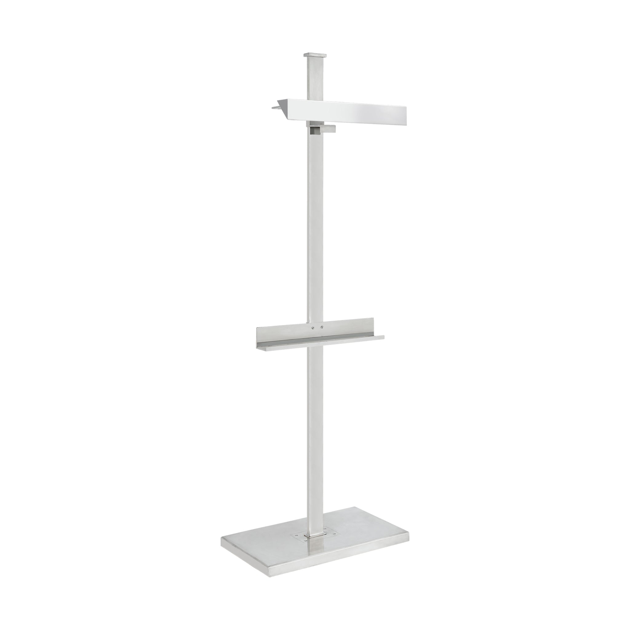 visual comfort langham display floor lamp in polished nickel floor lamps