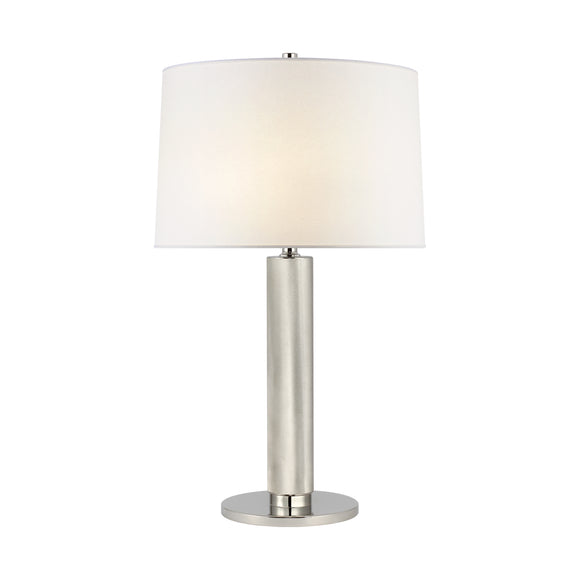 visual comfort barrett large knurled floor lamp in polished nickel floor lamps 