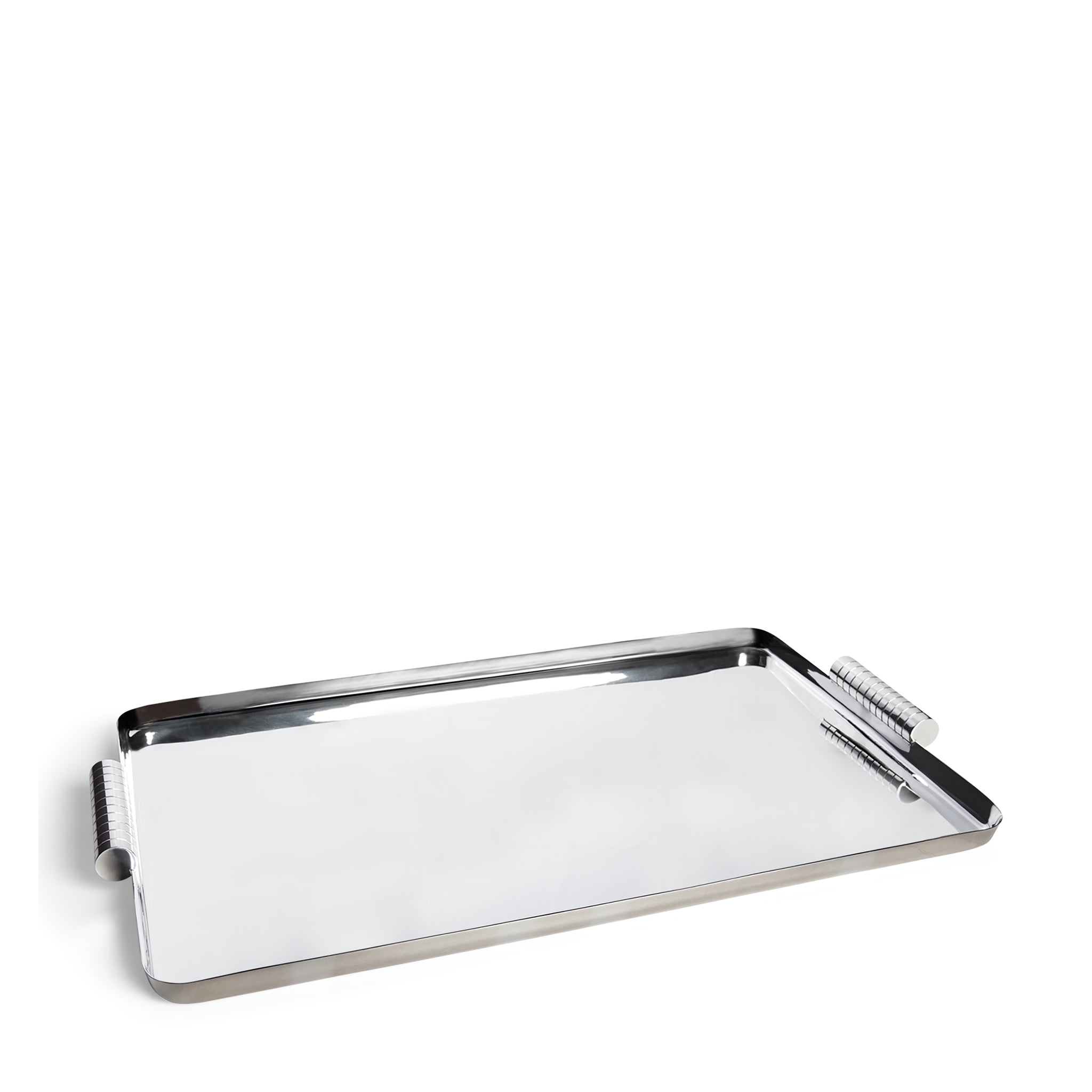 ralph lauren montgomery rectangular tray silver serving trays & stands