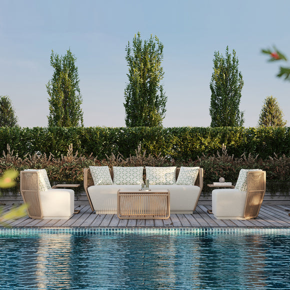 that's living outdoor iris three-seater sofa outdoor sofas & sectionals
