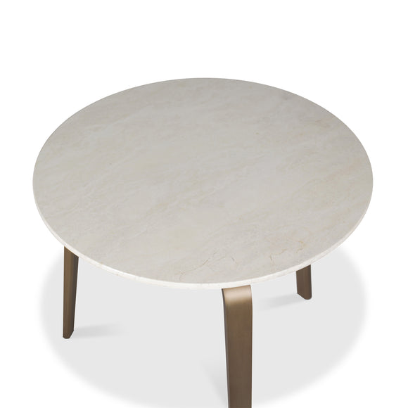 that's living yulo round beige marble end table end tables 