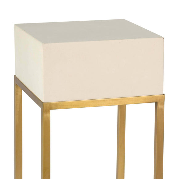 regina andrew sawyer accent table natural brass end tables
