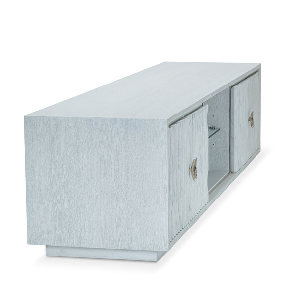 that's living insculpt silver white  tv media cabinet cabinets