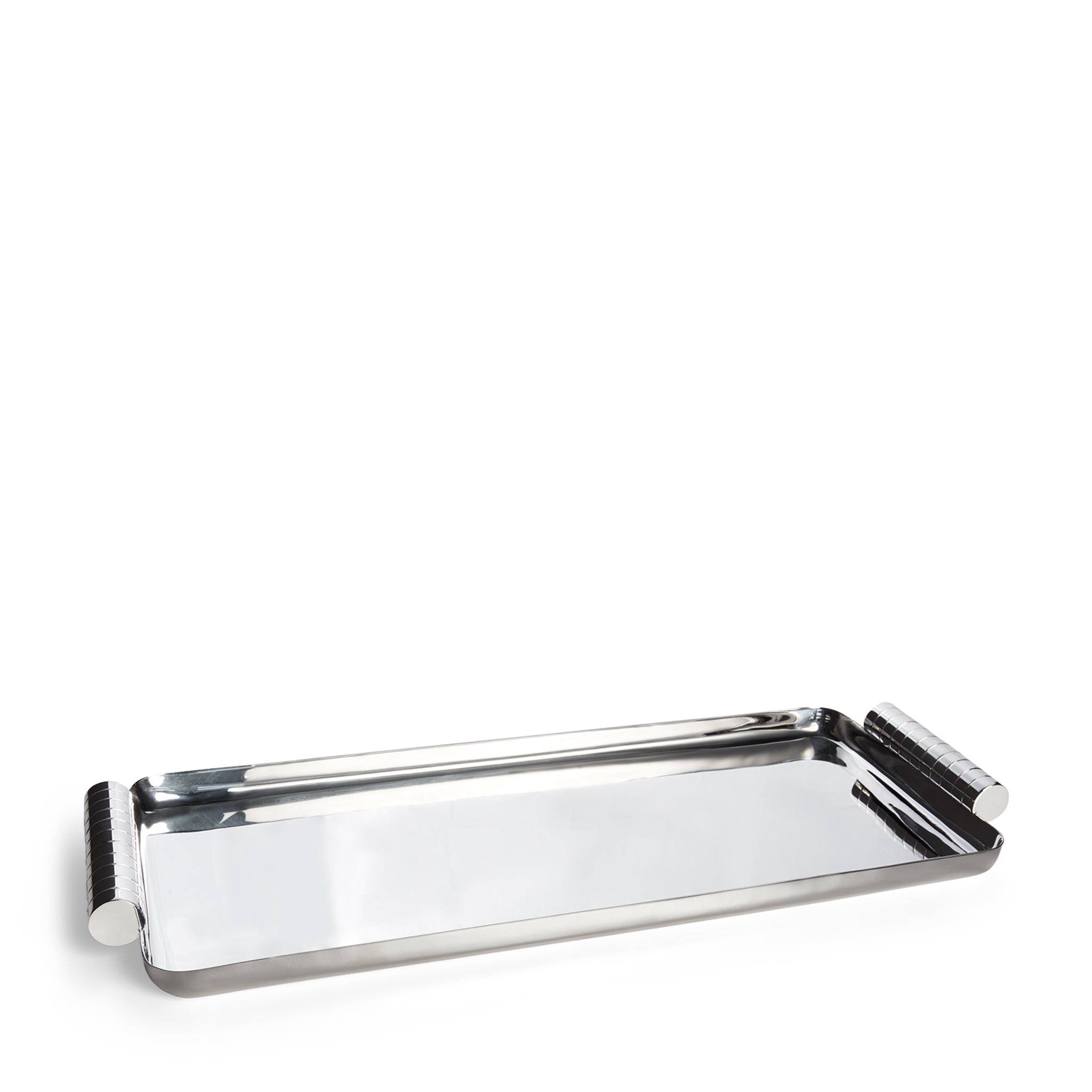 ralph lauren montgomery oblong tray silver serving trays & stands