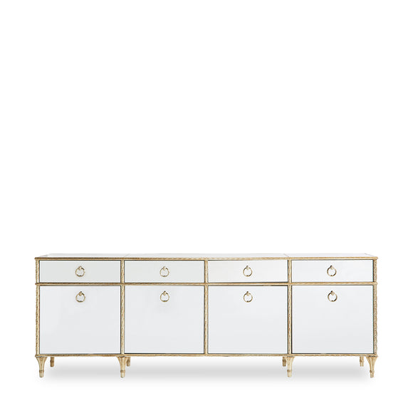 caracole media console cabinets 