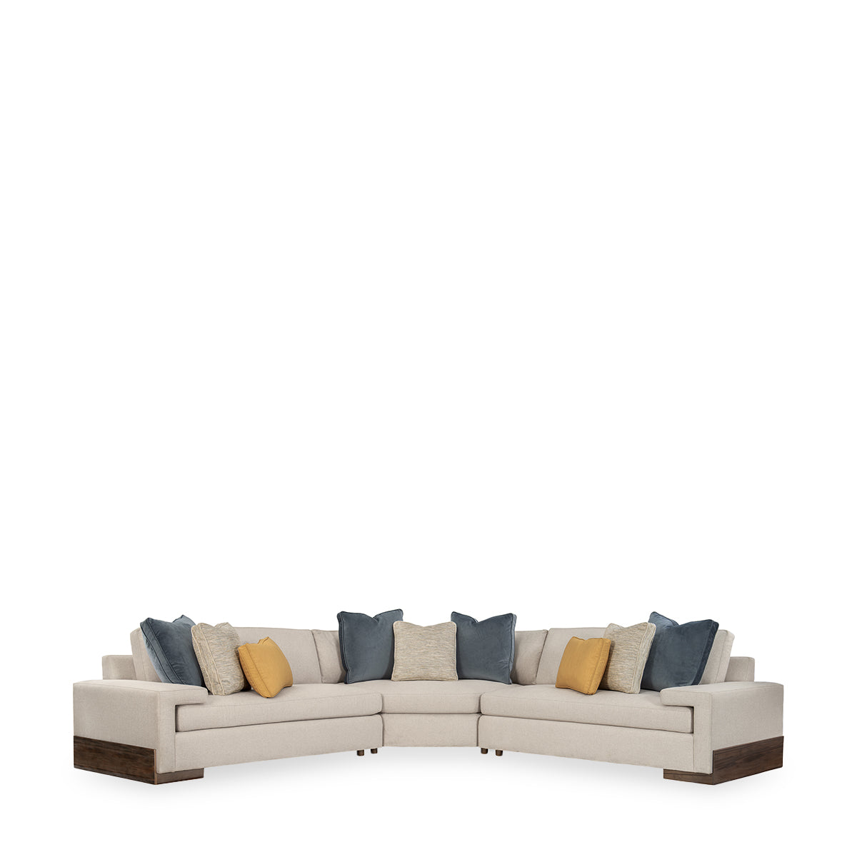 caracole i'm shelf-ish 3pc sectional sectionals 