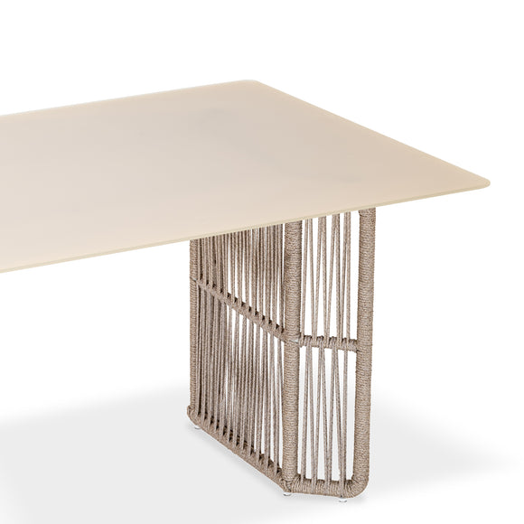 that's living outdoor iris rectangular dining table outdoor dining tables