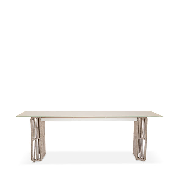that's living outdoor iris rectangular dining table outdoor dining tables