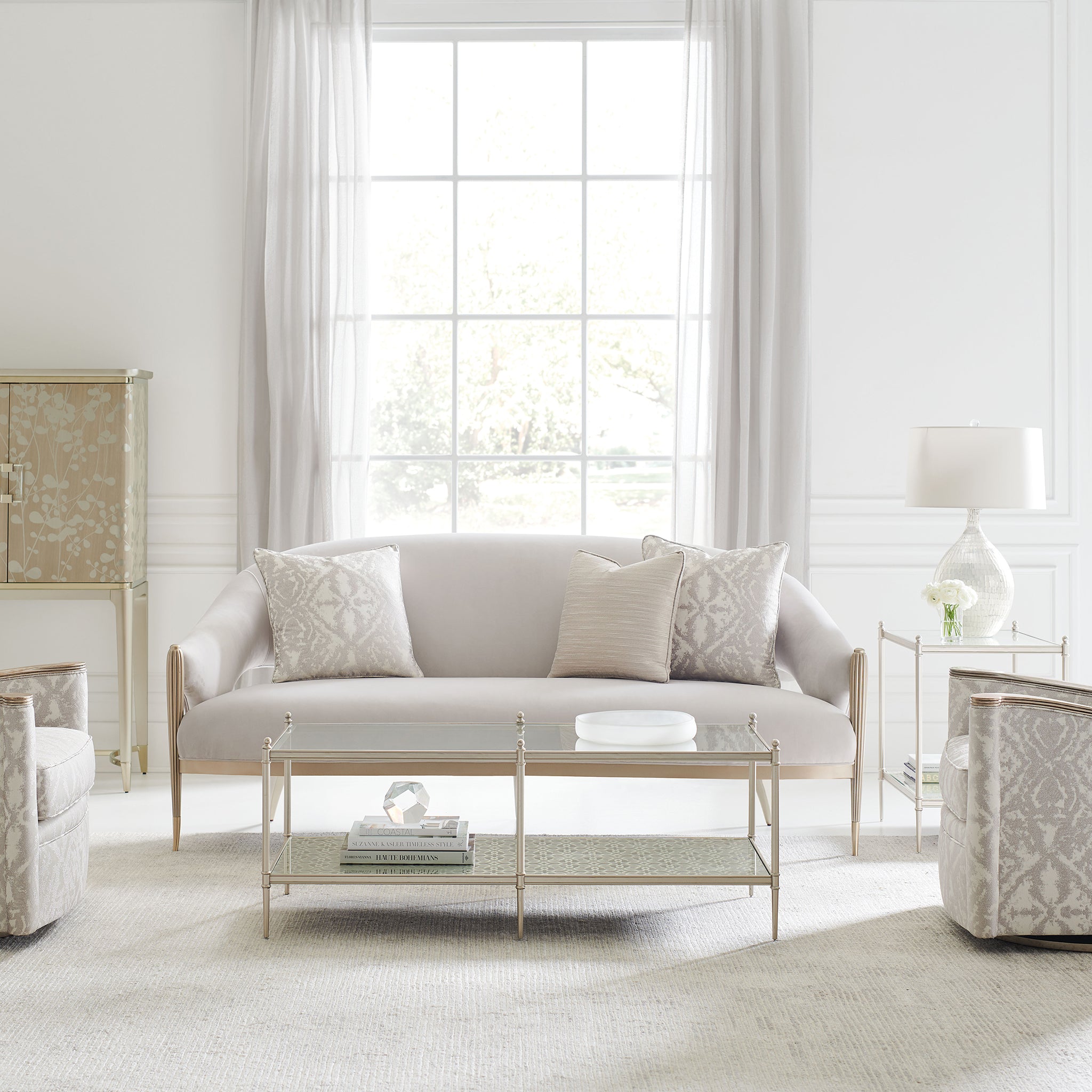 caracole pretty little thing loveseats & sofas