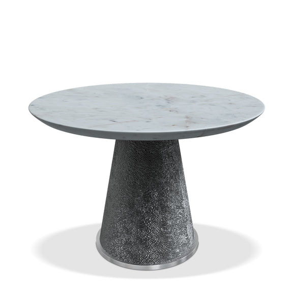 that's living andaman medio antique silver round dining table dining tables 