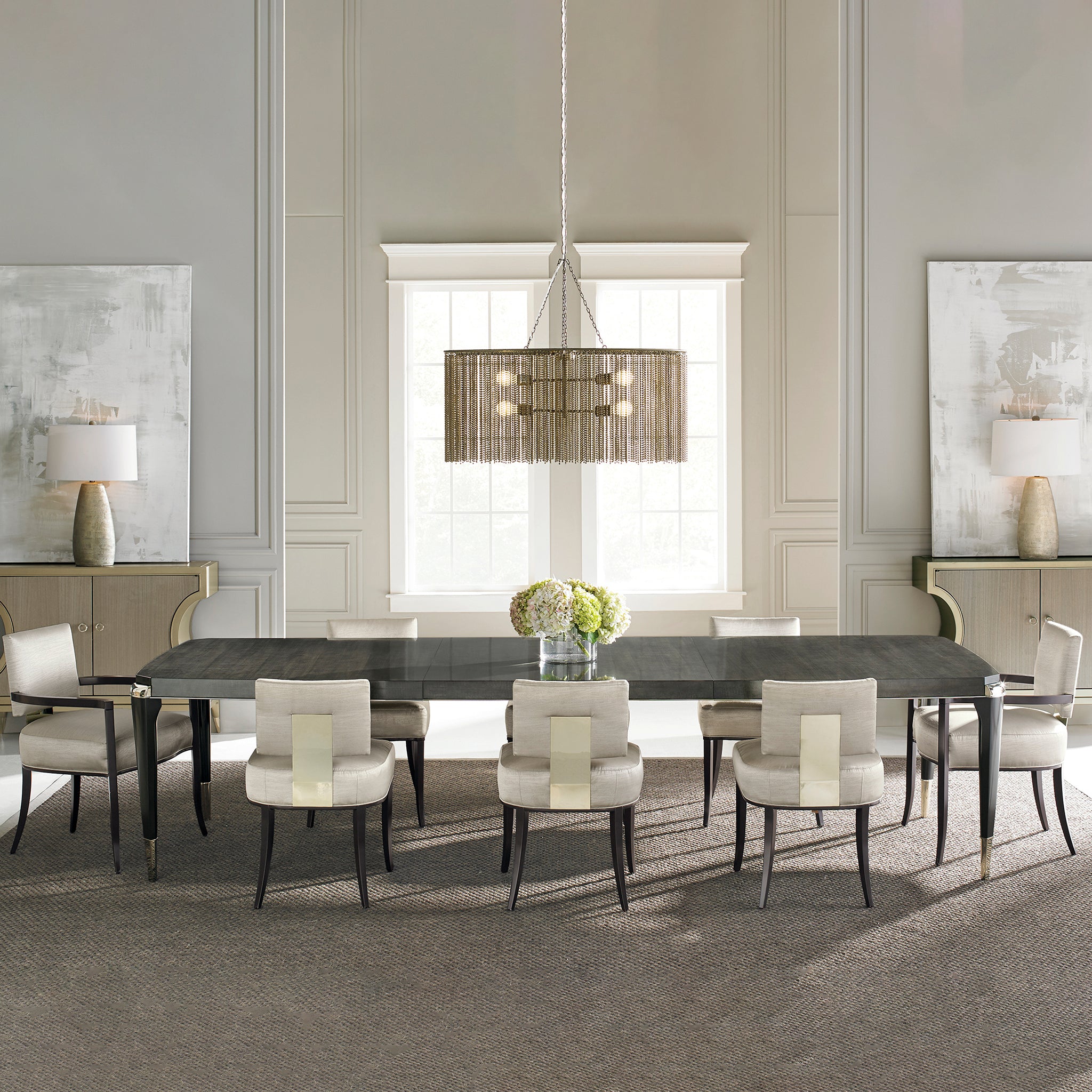 caracole reserved seating side dining chairs