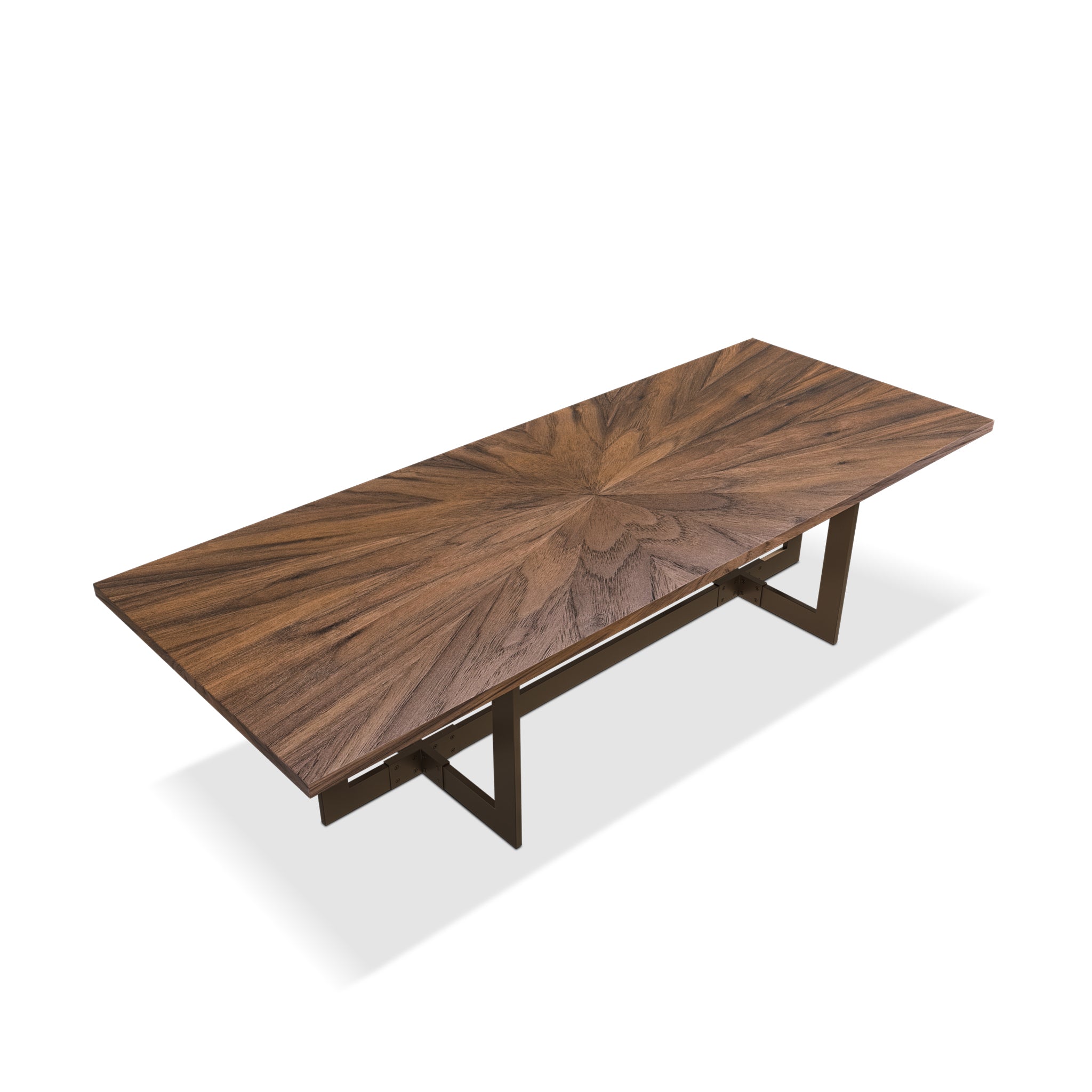 that's living monteiro walnut rectangular dining table dining tables