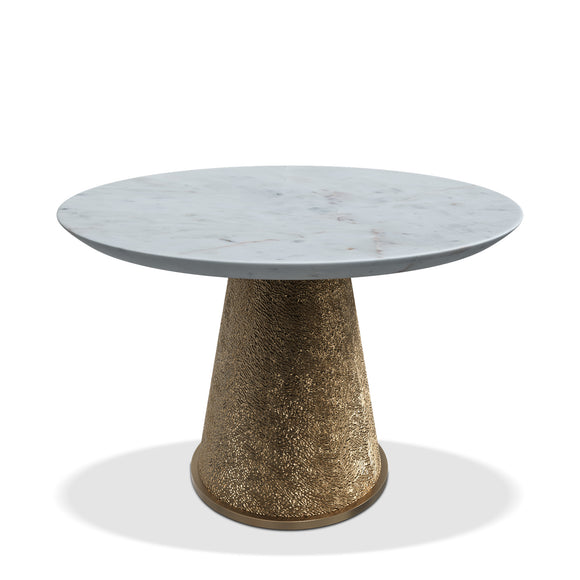 that's living andaman medio antique brass round dining table dining tables 