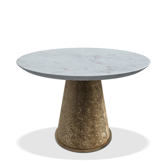that's living andaman medio antique brass round dining table dining tables